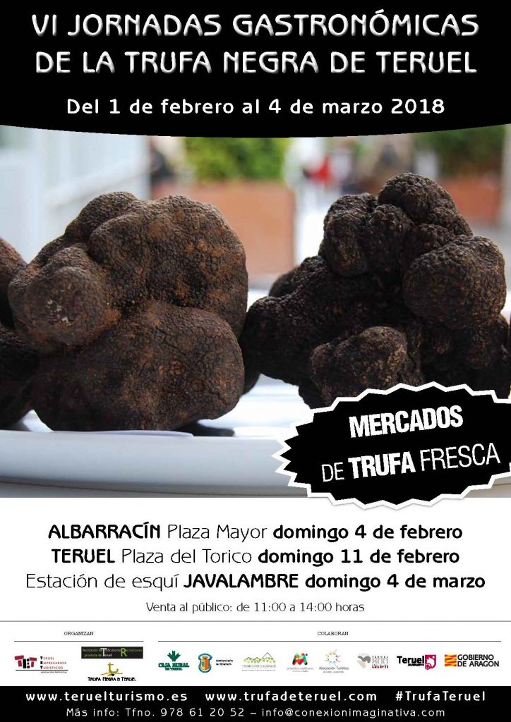 Cartel Mercados de Trufa Negra 2018 Teruel